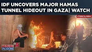 IDF Uncovers Major Hamas Tunnel Hideout In Gaza Warzone| Israel Unleashes Fury, Destroys Weapons