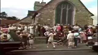 Violet Kray's funeral 1982.