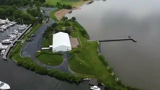 The Inn at Herrington Harbour + Marina - North Beach, Maryland - Drone - Day - 4k