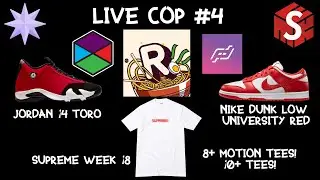 Pet Ramen Live Cop #4|| 10+ TEES||  Polaris, SoleAIO, Projectdestoryer, MEKpreme|| MOTION LOGO TEE!