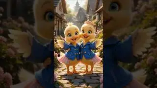 Double Trouble in Duckland! 👑🦆💃 Who wore it better &mdash; Blue Jacket or Pink Princess? #trending #shorts