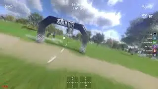 Liftoff first Tutorial Race (After ~6-7 hours of flying time)