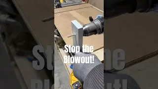 Quick tip to avoid blowout when drilling#construction#shorts#tools#diy#drill
