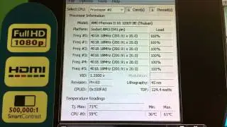 AMD Phenom II X6 1090T Black Edition O.C @ 4.00GHz
