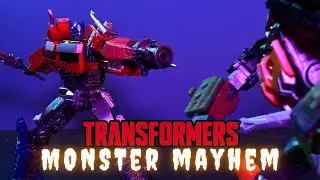 Transformers : MONSTER MAYHEM 5! | transformers stop motion halloween special part five