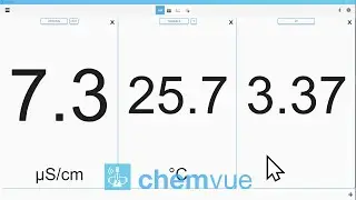 Display Multiple Live Data Measurements (Chemvue)
