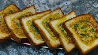 Cheesy egg bread recipe with easy steps tutorial #eggrecipe #eggbreadsandwich 