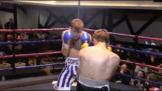 KNOCKOUT - FULL FIGHT - Adam Cope vs Simas Volosinas - Jobes Boxing!!