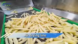 Semi-automatic potato chip production line