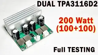 TPA-3116D2 Powerful 200W Amplifier Review & Test | Compact Class D Audio Beast!