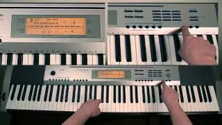 CASIO CDP-230 Обзор, видео инструкция ч.4 (разделение клавиатуры, наложение тембров))