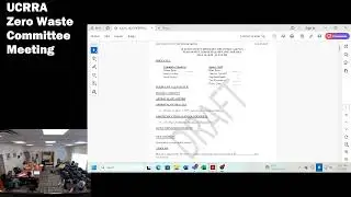 UCRRA Live Stream - Zero Waste Committee Meeting - July 10, 2025