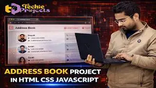 Address Book Project in HTML CSS Javascript | Web Development Projects