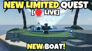 [🔴LIVE] Roblox FISCH | LIMITED QUEST AND NEW BOAT!? | UPDATE WAITING ROOM!