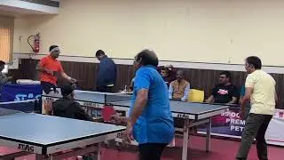 Table tennis civil service first match