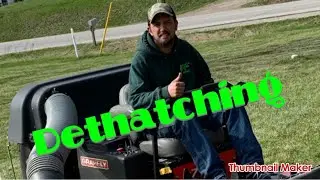 Making the yard great again/Dethatching