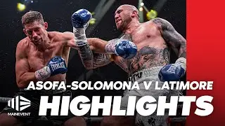 1ST ROUND! 💥 Nelson Asofa-Solomona v Jeremy Latimore | Fight Highlights 🥊 | Fox Sports Australia
