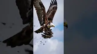 Eagle's Insane Mid-Air Snatch 🦅⚡️