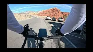 My Freind Dodd's Road Bike Ride IN Red Rock Canyon