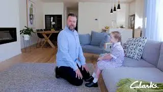 Самодельный измеритель размера детской обуви Clarks