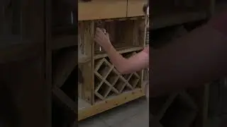 Scrap Wood Wine Glass Rack