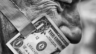The addiction of money. Sad Reality of the World. Silent Massage of Poors And needy people.