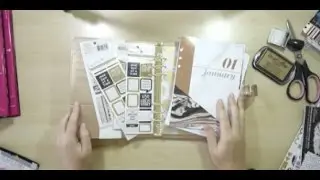 Recollections Creative Year 2017 A5 Rose Gold Planner Haul