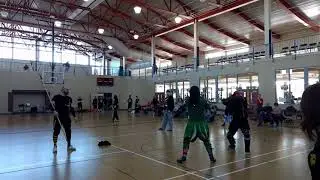 Flowerpoint 2018 - Open Longsword Pool 4 - Justin vs. Patrick