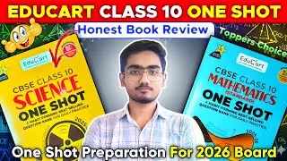 Educart Class 10 One Shot Book Review | Science & Maths | Best for CBSE 2026 Board Exam🎯