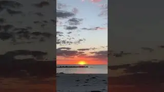 Another Beautiful Sunset! #florida #beach #ocean #beaches #outdoors #adventures #vlogger