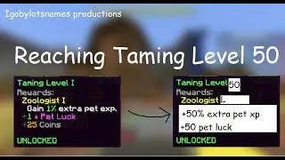 How long would it take to get Taming 50? (Hypixel Skyblock)