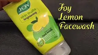 Joy lemon facewash review #joyfacewash