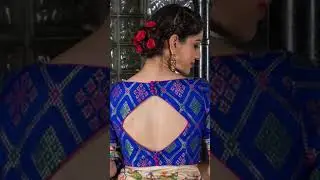latest beautiful new back blouse design #short #viral #trending #designer 🥰😊