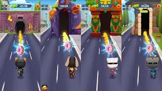 Speedrun⚡💪😎 Ginger, Ben, Angela, Tom - Talking Tom Gold Run (Gameplay) #464
