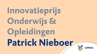 UMCG Innovatieprijs Onderwijs 2018