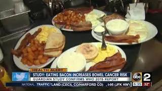 Eating bacon can increase your risk of cancer