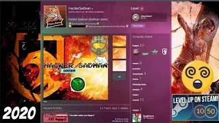 How to customize steam profile artwork professionally and easy level up | 2020