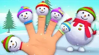 snowman finger family | nursery rhymes | kids rhymes | childrens songs | 3d rhymes