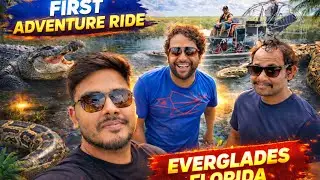 ఎవర్&zwnj;గ్లేడ్స్ అడవిలో మా ఫస్ట్ అడ్వెంచర్ రైడ్! 🐊😱 || First adventure Vlog|| Everglades||Florida|| USA