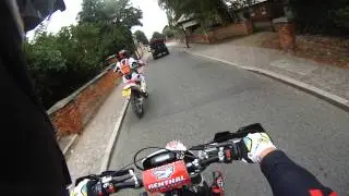 green laning cobham kent crf450 te510 enduro raining
