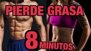 LA MEJOR RUTINA PARA ADELGAZAR RÁPIDO | LOS MEJORES EJERCICIOS PARA PERDER PESO 8 MINUTOS