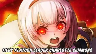 Fiery Platoon Leader Charlotte Summons | Grand Summoners JP