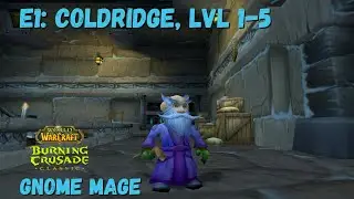 World of Warcraft: TBC Classic | Episode 1 - Gnome Mage Leveling Gameplay!