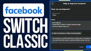 How To Switch Back To Classic Facebook Page 2025 (2 WAYS)
