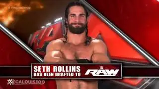 2016 | WWE Draft Concept - Seth Rollins and Roman Reigns get drafted!