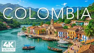 Colombia 4K | Andes, Coffee Hills & Open Skies | Calm Flowing Between Earth and Cloud