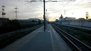 SNCFT DMU 828/829 TRAIN RIDE FROM SOUSSE TO TUNIS 