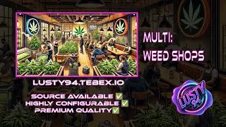Multi: Weed Shops Preview | Fully Modular Dispensaries