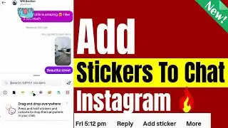 Add Stickers To Instagram Chat