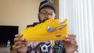 PICKING UP OFF WHITE AIR FORCE 1 